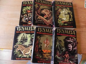 BOMBA der Dschungboy ... Bände 1 bis 6 ***ORIGINAL SCHUTZUMSCHLAG KONVOLUT BÜCHER***