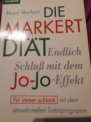 gebrauchtes Buch – Dieter Markert – Die Markert-Diät.