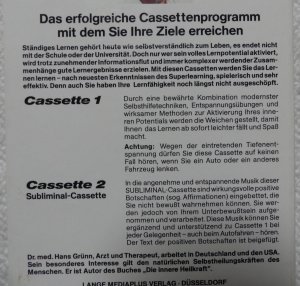 gebrauchtes Hörbuch – Dr. Med – Audioaktiv; Cassettenprogramm; Dr. Med. Hans Grünn: Einfach zuhören und leichter lernen