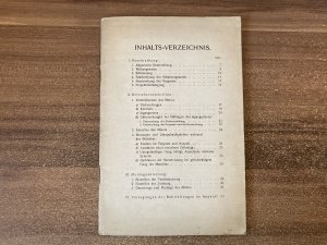 Betriebs- und Montageanleitung für den Austro Daimler Flugmotor, 36 Seiten, 6 ausklappbare Tafeln.