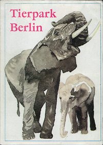 Faltblatt mit allgemeinen Informationen (1 großer und 1 kleiner Elefant), ohne Lageplan