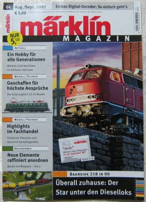 gebrauchtes Buch – MÄRKLIN Magazin 4 2007 Einbau Digital-Decoder Tipps Tricks Info