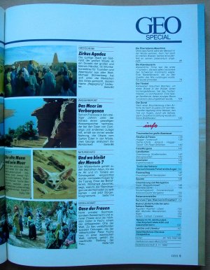 gebrauchtes Buch – Funk, Werner  – GEO Special. Sahara. [Heft 6. Dezember 1992.]