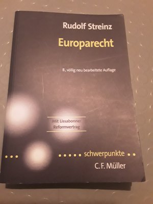 gebrauchtes Buch – Rudolf Streinz – Europarecht