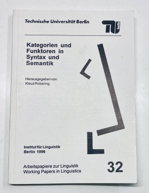 KATEGORIEN UND FUNKTOREN IN SYNTAX UND SEMANTIK