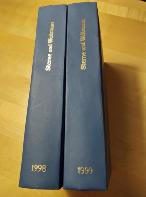 Sterne und Weltraum, Monatszeitschrift, gebundene Jahrgänge der Jahre 1998, 1999, 2000 und 2001