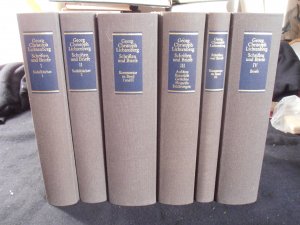 gebrauchtes Buch – Lichtenberg, Georg Ch – Schriften und Briefe. 6 Bände