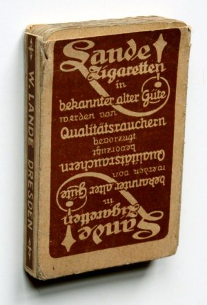 gebrauchtes Spiel – Skatspiel Lande Zigaretten um 1920