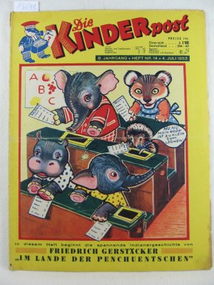 antiquarisches Buch – Die Kinderpost. 8. Jahrgang, 1953, Heft 14.