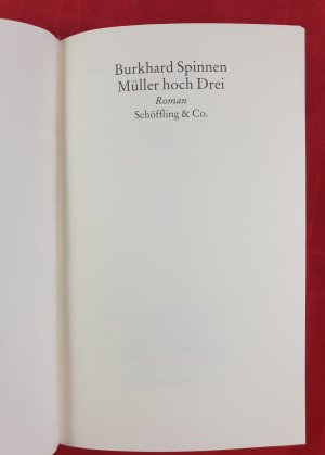 gebrauchtes Buch – Burkhard Spinnen – Müller hoch Drei