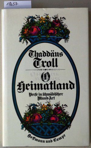 gebrauchtes Buch – Thaddäus Troll – O Heimatland. Verse in schwäbischer Mundart.