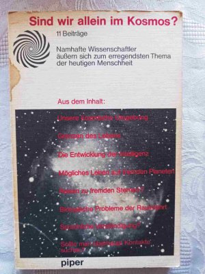 gebrauchtes Buch – Sind wir allein im Kosmos?.