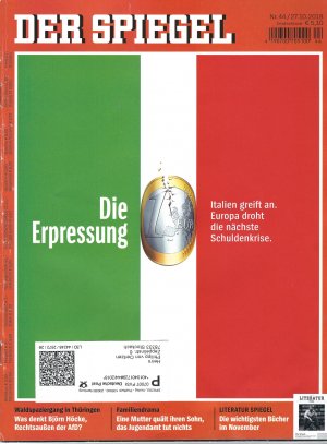 gebrauchtes Buch – Der SPIEGEL  Nr. 44 vom 27.10.2018 - Die Erpressung - Italien greift an. Europa droht die nächste Schuldenkrise