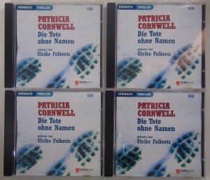 gebrauchtes Hörbuch – Patricia Cornwell – Die Tote ohne Namen CD 1 - 4