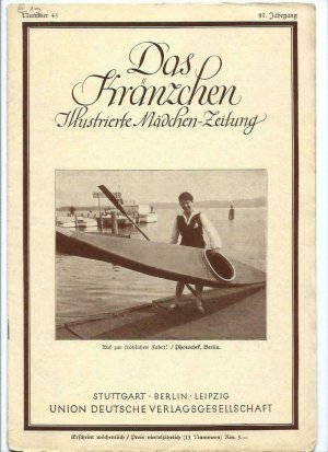 antiquarisches Buch – Dr.Otto Hohenstatt – Das Kränzchen 43 1930 Illustrierte Mädchenzeitung 41.Jahrgang