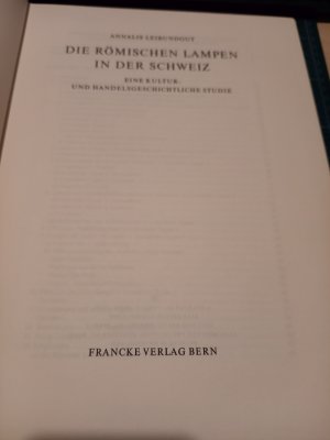 Die römischen Lampen in der Schweiz