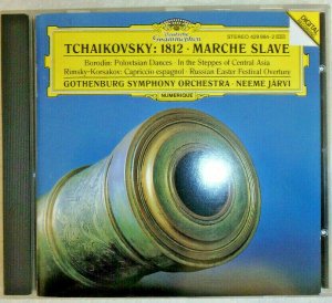 Tchaikovsky 1812 - Göteburger Sinfonie O. - N. Järvi -CD 1990 + Borodin + Korsakov