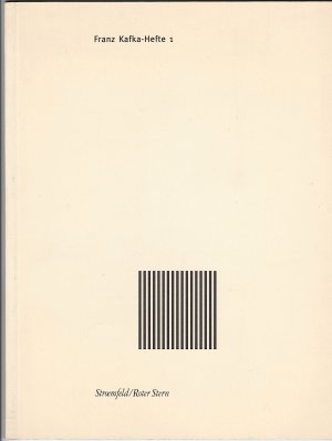 Der Process/Franz Kafka-Hefte, hier Heft 1, Historisch-kritische Ausgabe sämtlicher Handschriften, Drucke und Typoskripte