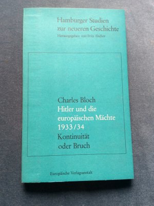 antiquarisches Buch – Hrsg. Fritz Fischer – Hitler und die europäischen Mächte. 1933/34