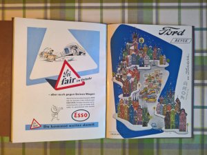 Ford Revue Jahrgang 1951 und 1952 je 8 Magazine als gebundene Ausgabe