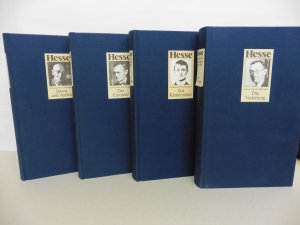 gebrauchtes Buch – Hermann Hesse – 4 Bände: Gesammelte Erzählungen: Der Europäer - Aus Kinderzeiten - Die Verlobung - Innen und Außen.