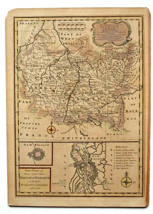 A New and Accurate Map of the South West part of Germany. Comprehending the Archbishopricks of Mentz and Treves; the Electoral Palat: of the Rhine; Duchy […]