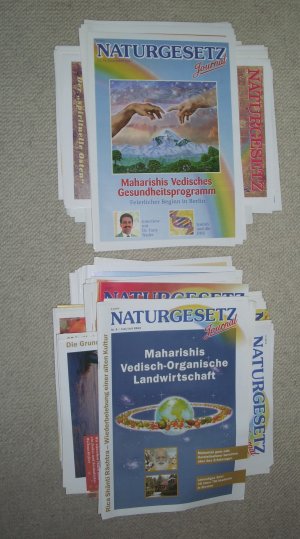 Naturgesetz Journal ca. 73 Hefte - und - Die TM Zeitung ca. 64 Hefte -- Transzendentale Meditation Maharishi Mahesh Yogi