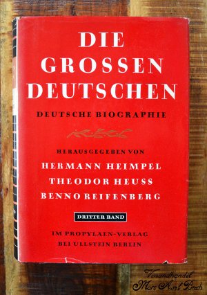 antiquarisches Buch – Heimpel, Hermann/Heuss – Die grossen Deutschen - Deutsche Biographie - Band 3