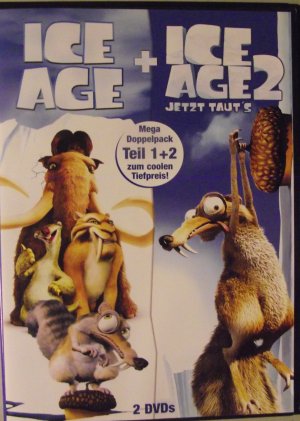 Ice  Age    1  &  2  -  Jetzt   Taut´s  !   * * *   2 - er  DVD  Bundle   !!!