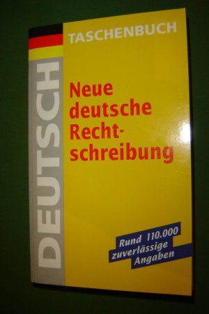 gebrauchtes Buch – Taschenbuch Verlag – Neue deutsche Rechtschreibung