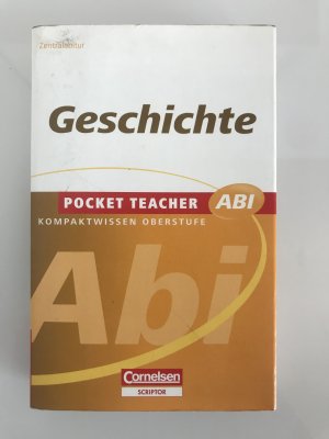 gebrauchtes Buch – Wilhelm Matthiessen – Pocket Teacher Abi. Sekundarstufe II - Neubearbeitung / Geschichte