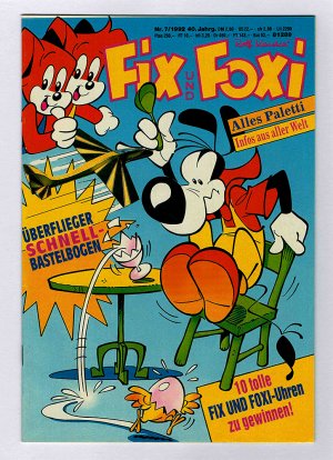 Fix und Foxi Jahrgang 40 - Heft Nr. 7/1992 mit Beilage