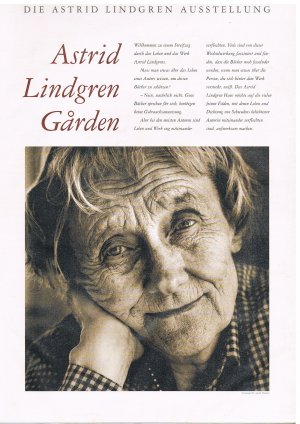 gebrauchtes Buch – Astrid Lindgren – Älterer Prospekt des Astrid Lindgren Hauses in Vimmerby