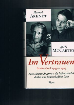 Im Vertrauen Briefwechsel 1949-1975