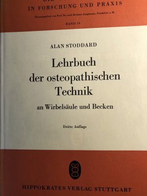 Lehrbuch der osteopathischen Technik an Wirbelsäule und Becken