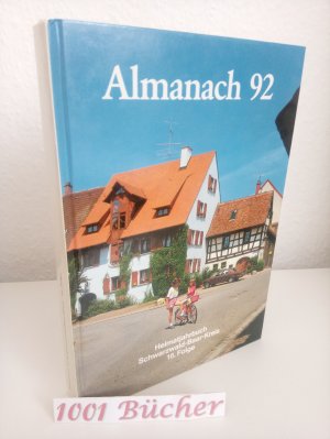 gebrauchtes Buch – Golob, Richard – Almanach 92 ~ Heimatjahrbuch Schwarzwald-Baar-Kreis, 16. Folge