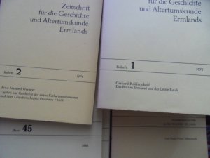 Das Bistum Ermland und das Dritte Reich : hier als Sammlung: Beiheft 1 - 7 , 11 / Namensregister zu Band 24 - 28 , Bände 31/32 , 33 , 36 - 39 , 41 - 46