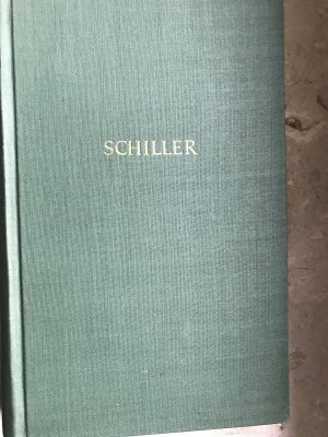 1. Band Der junge Schiller, 2. Band Der Weg zur Vollendung