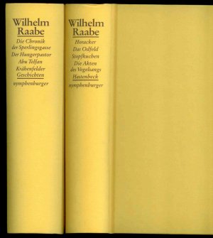 gebrauchtes Buch – Wilhelm Raabe – Gesammelte Werke. Romane und Erzählungen Bände 1 und 2