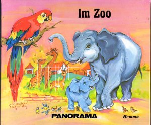 gebrauchtes Buch – Luce-Andree Lagarde  – Pop-up Panorama Buch - Im Zoo.