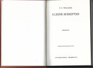 Kleine Schriften