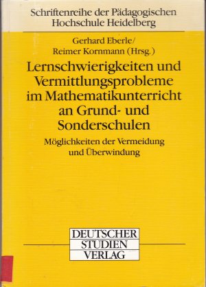 gebrauchtes Buch – Eberle, Gerhard; Kornmann – Lernschwierigkeiten und Vermittlungsprobleme im Mathematikunterricht an Grund- und Sonderschulen