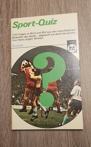 gebrauchtes Buch – Hans-Jürgen Winkler – Sport-Quiz 700 Fragen in Wort und Bild aus den verschiedenen Bereichen des Sports - abgestuft von leicht bis schwer