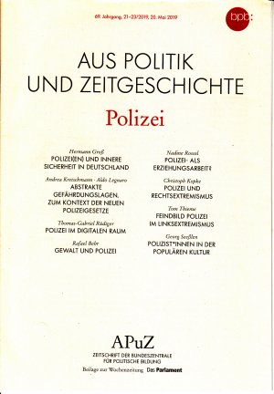 gebrauchtes Buch – Hermann Groß Andrea Kretschmann Aldo Legnaro Thomas-Gabriel Rüdiger Rafael Behr Nadine Rossol Christoph Kopke Tom Thieme Georg Seeßlen – Polizei