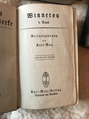 antiquarisches Buch – Karl May – Winnetous I-III