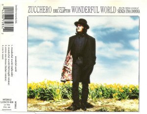 gebrauchter Tonträger – Zucchero Featuring Eric Clapton – Wonderful World; Audio-CD-Single