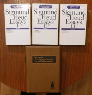 gebrauchtes Buch – Freud, Sigmund; Dubois – Essays I-III. Die Psychoneurosen und ihre psychische Behandlung.