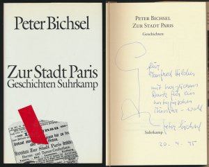 Zur Stadt Paris. Geschichten. [Signiertes Exemplar].