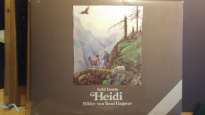 Acht bunte Heidi Bilder von Tomi Ungerer