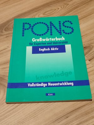 gebrauchtes Buch – Evelyn Agbaria – PONS Grosswrterbuch